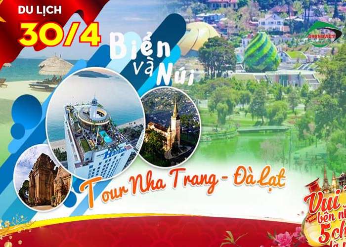 Tour Du Lịch Nha Trang  - Đà Lạt 4 Ngày 3 Đêm Lễ 30 - 4 / 1-5